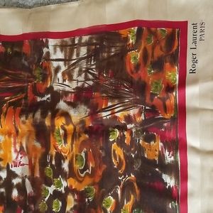 Vintage Roger Laurent Paris Scarf